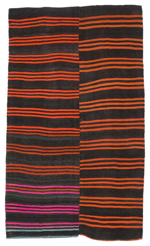 Vintage Anatolian Kilim Rug 6' 5" x 10' 11", 77 in. x 131 in.