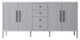Home Living 72" Double Bathroom Vanity, Grey