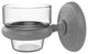 Monte Carlo Wall Mounted Votive Candle Holder, Matte Gray