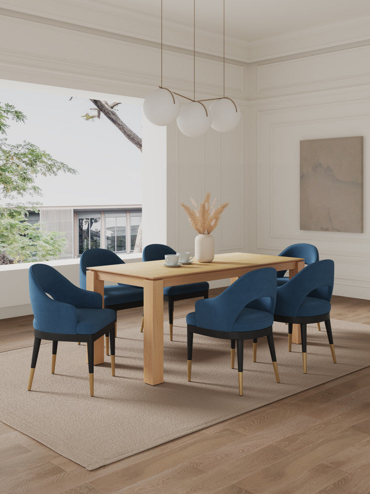 Manhattan Comfort 7-Piece Carrington and Rockaway Dining