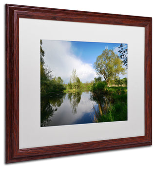 'Rise Above' Matted Framed Canvas Art by Philippe Sainte-Laudy