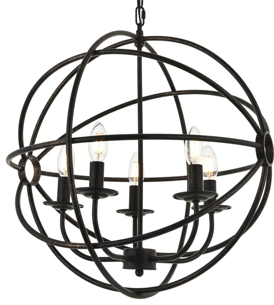 Elegant Lighting LD4006D20 Octavia 5 Light 20
