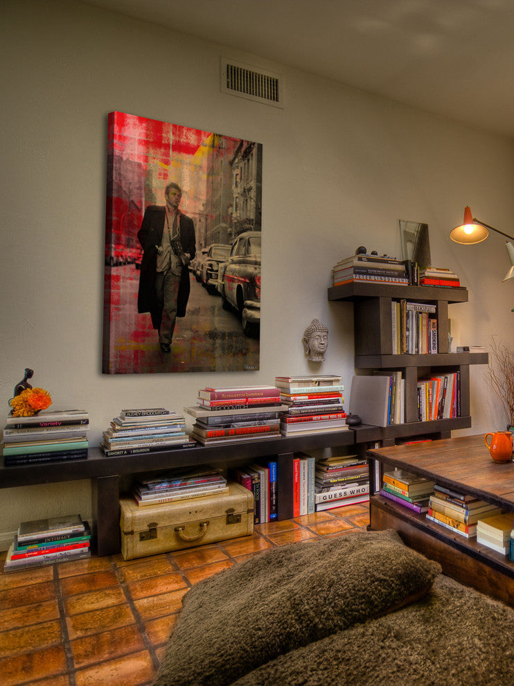 "James Dean -" Fine Art Canvas Print, 12"x18"