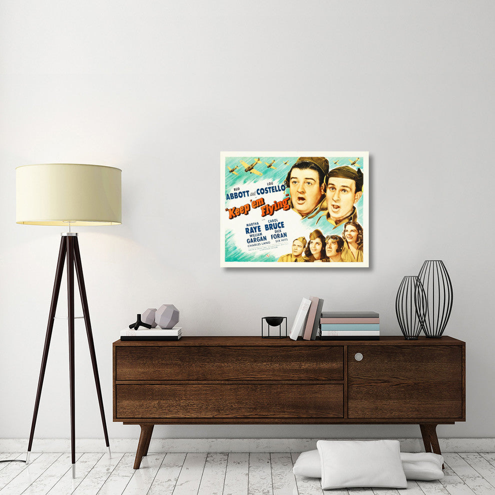 "Abbott & Costello - Keep 'em Flying" Canvas by Hollywood Photo Archive, 36x28"