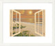 "Window Of Dreams" Framed Digital Print by Diane Romanello, 25x21"
