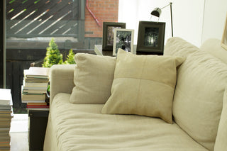 2-Pack Torino Quattro Pillow 18"x18", Natural