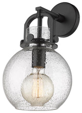Innovations Newton Sphere 1 8" Sconce Matte Black