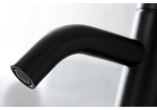 Fauceture LSF8220DL Single-Handle Bathroom Faucet With Push Pop-Up, Matte Black