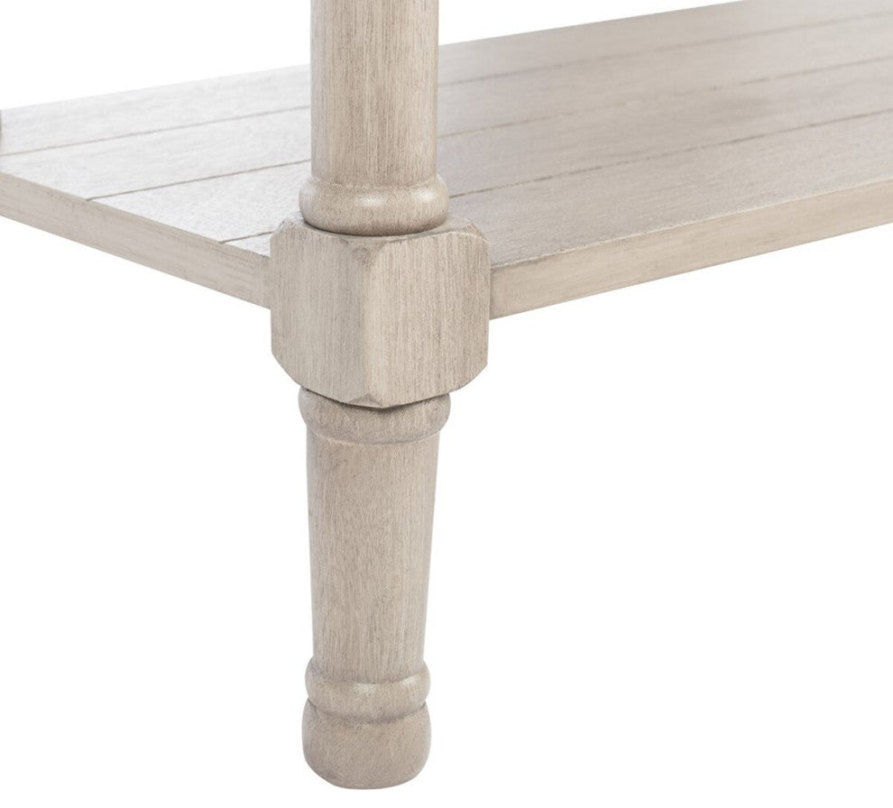 Safavieh Primrose 2 Drawer Console Table, Greige