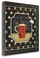 "Kitchen Cuisine Coffee II" By Jennifer Pugh, Giclee on Gallery Wrap Canvas