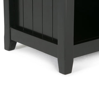 Acadian SOLID WOOD 9 Cube Bookcase and Storage Unit, Black