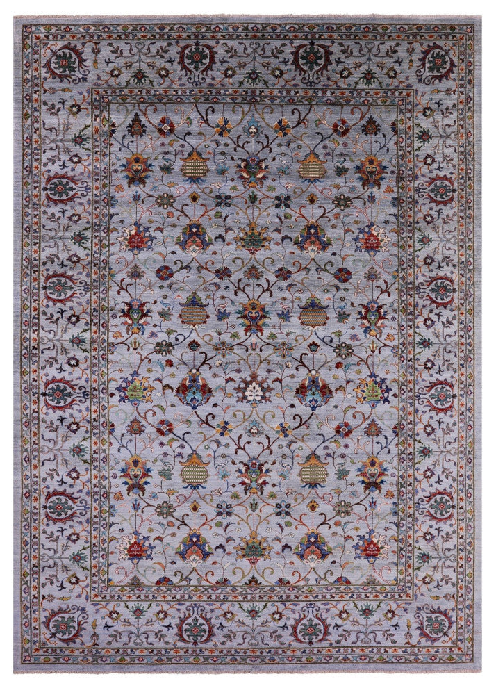 Persian Tabriz Handmade Wool Rug 8' 11" X 12' 5" Q8218