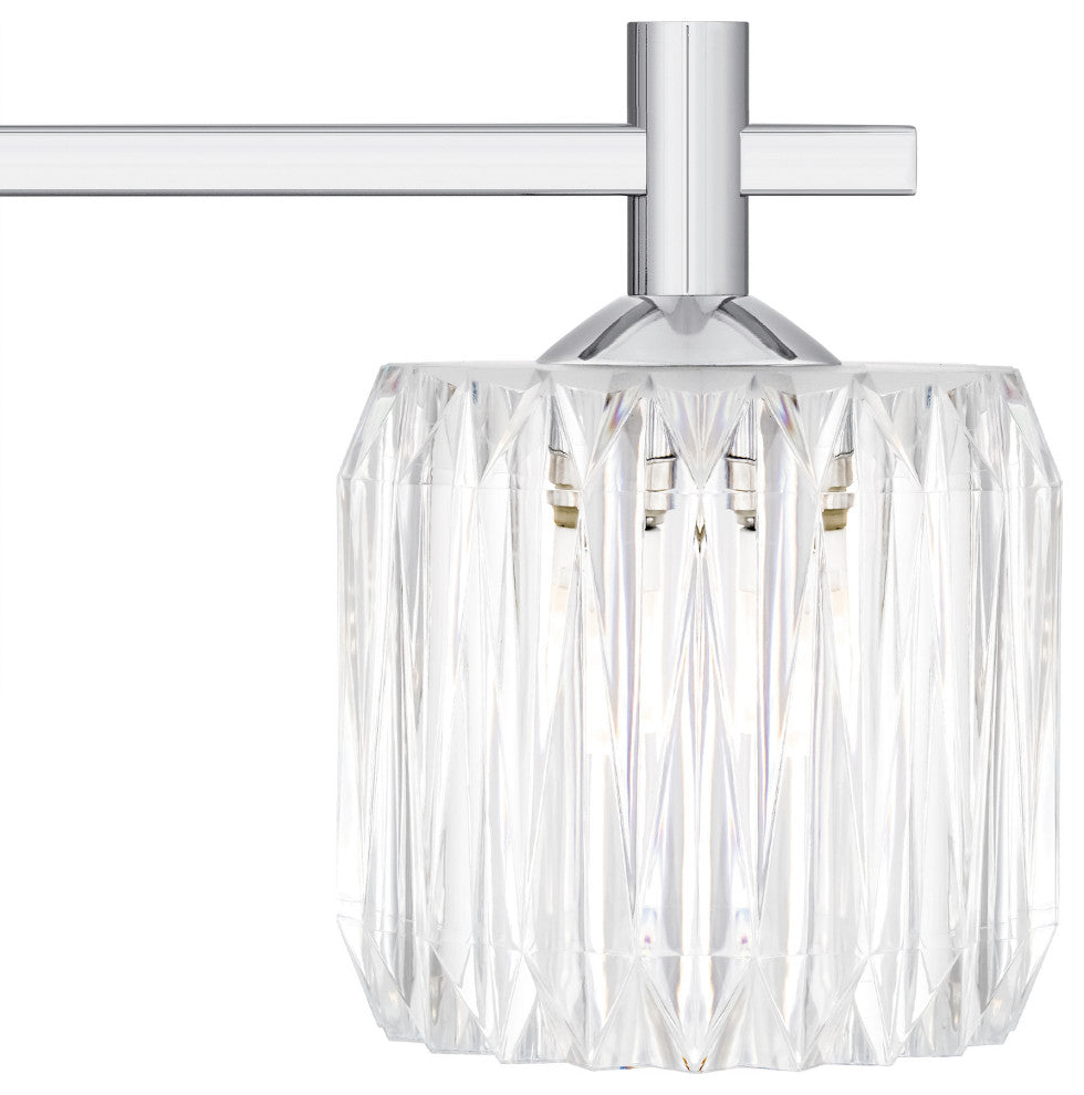 Quoizel SPD8630 Spade 4 Light 30"W Vanity Light - Polished Chrome