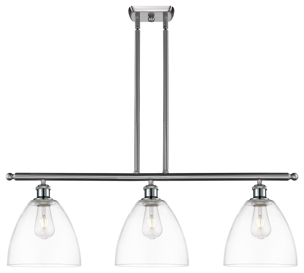 Innovations 516-3I-SN-GBD-92-LED 3 Light Island Light, Brushed Satin Nickel