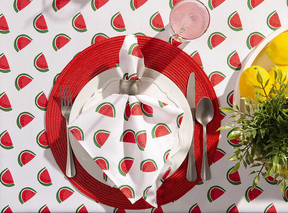 Watermelon Print Outdoor Tablecloth 60X120