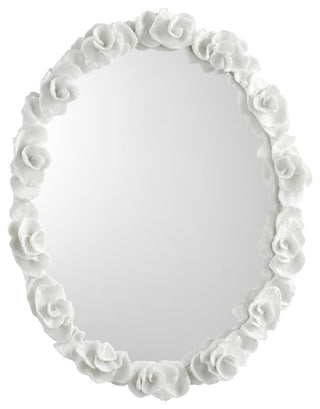 Gardenia Mirror, White