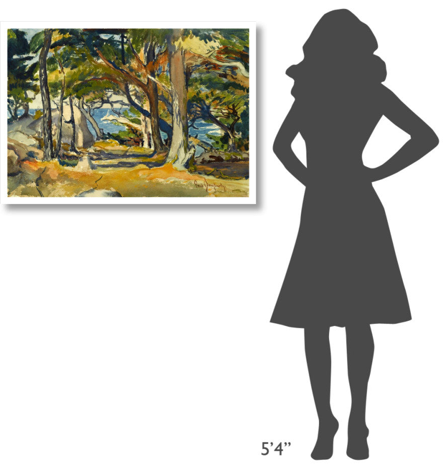 "Cedar Grove by the Sea, ca. 1916" Print by Paul Dougherty, 38"x27"