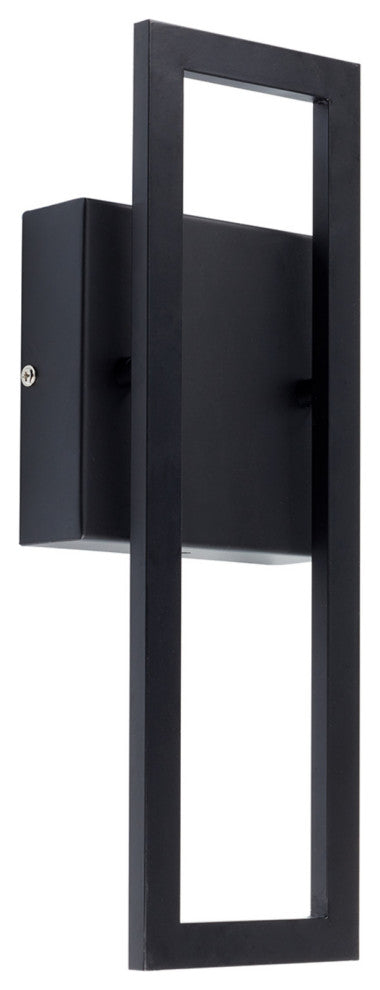 McKay LED Integrated Black Outdoor Indoor Wall Sconce