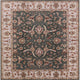 Ahgly Company Indoor Square Mid-Century Modern Area Rugs, 4' Square