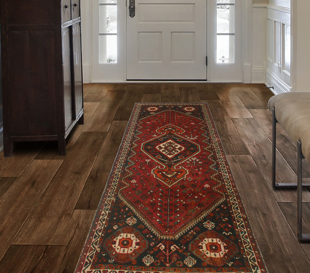 Fine Vintage Distressed Anderson Red Runner