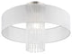 Livex Lighting Brushed Nickel 1-Light Ceiling Mount