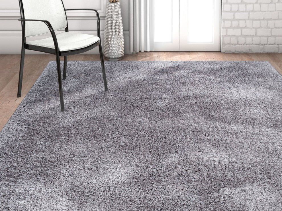 Well Woven Corsa Serenity Modern Artisan Shag Solid Plain Soft Rug CO-57