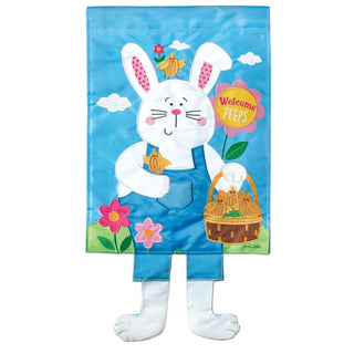 Flag  Double Applique  Bunny Polyester Garden
