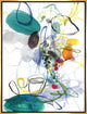 Ebb & Flow I, 31.25"x41.25", Gold Leaf Gallery Float