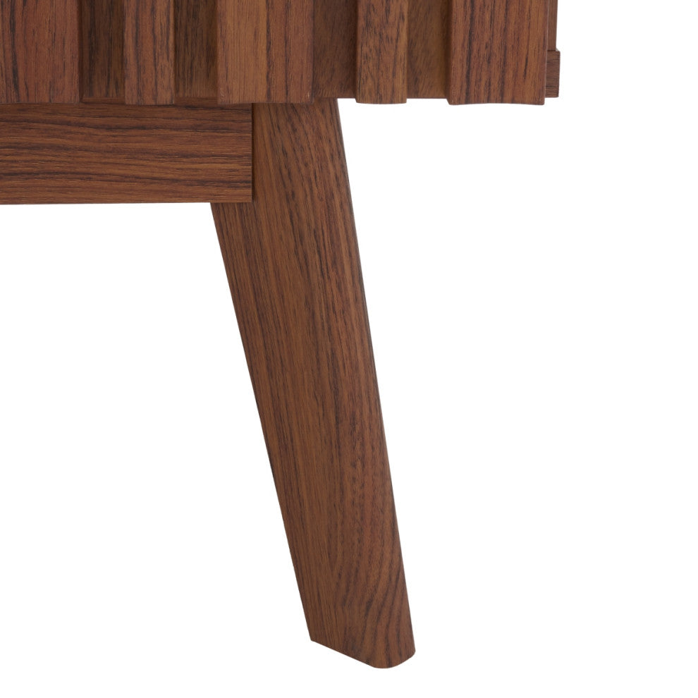 Safavieh Helena 4 Door 4 Shelf Media Stand, Walnut