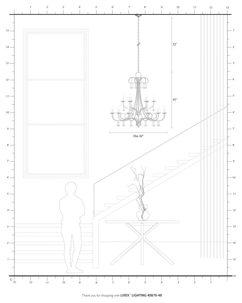 Daphne 18-Light Antique Gold Leaf Extra Large Chandelier, Clear Crystals