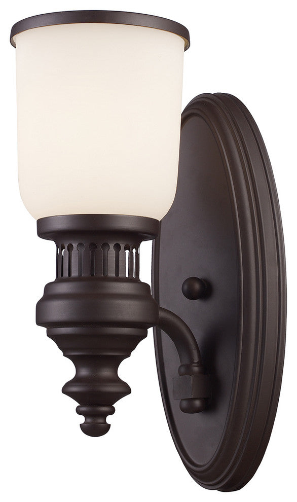 1-Light Sconce, Oiled Bronze