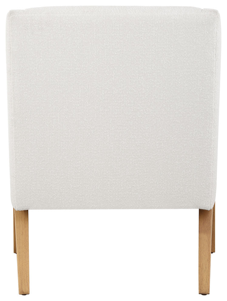 Uttermost Evolve White Fabric Accent Chair