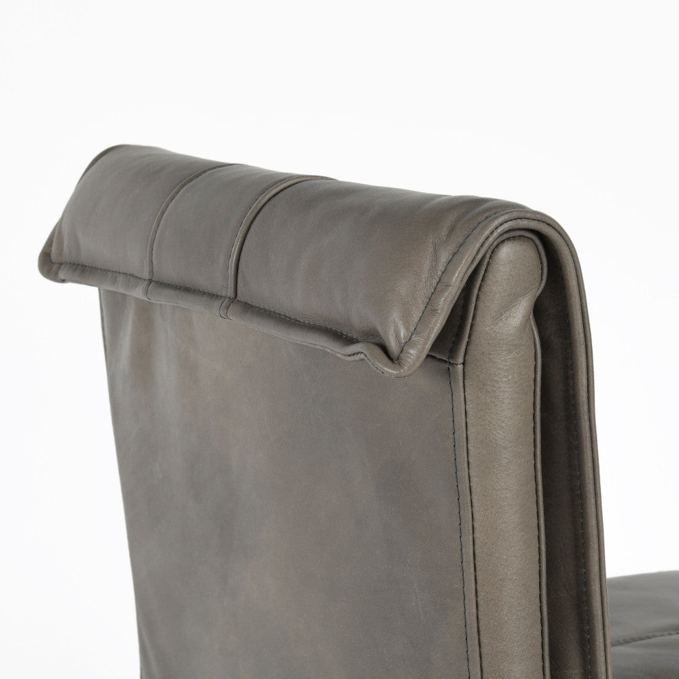 Mayer 26" Counter Stool, Pewter Gray