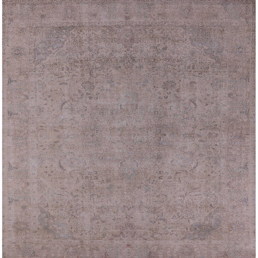Ahgly Company Indoor Square Mid-Century Modern Area Rugs, 6' Square