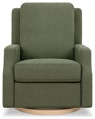 Crewe Electronic Recliner and Swivel Glider, Olive Boucle