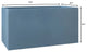 Bloom Rectangular Planter, Fiberstone and MGO Clay, Aged Concrete, 16 Inch