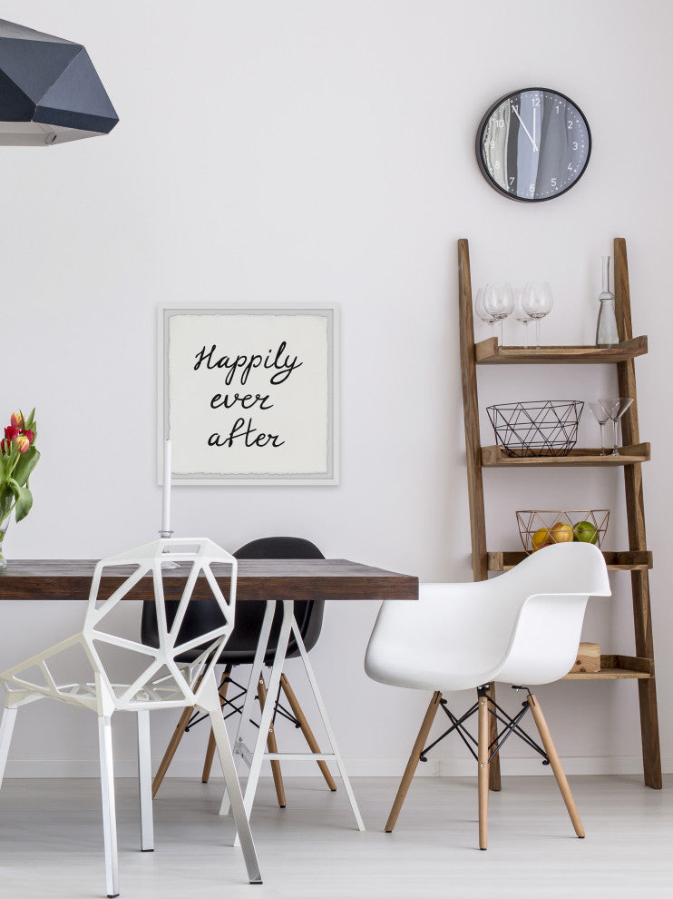 "Happily Ever After II" Framed Painting Print, 32x32