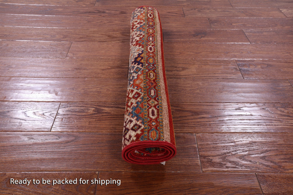2' 6" X 4' 0" Khorjin Super Kazak Hand Knotted Wool Rug Q11033