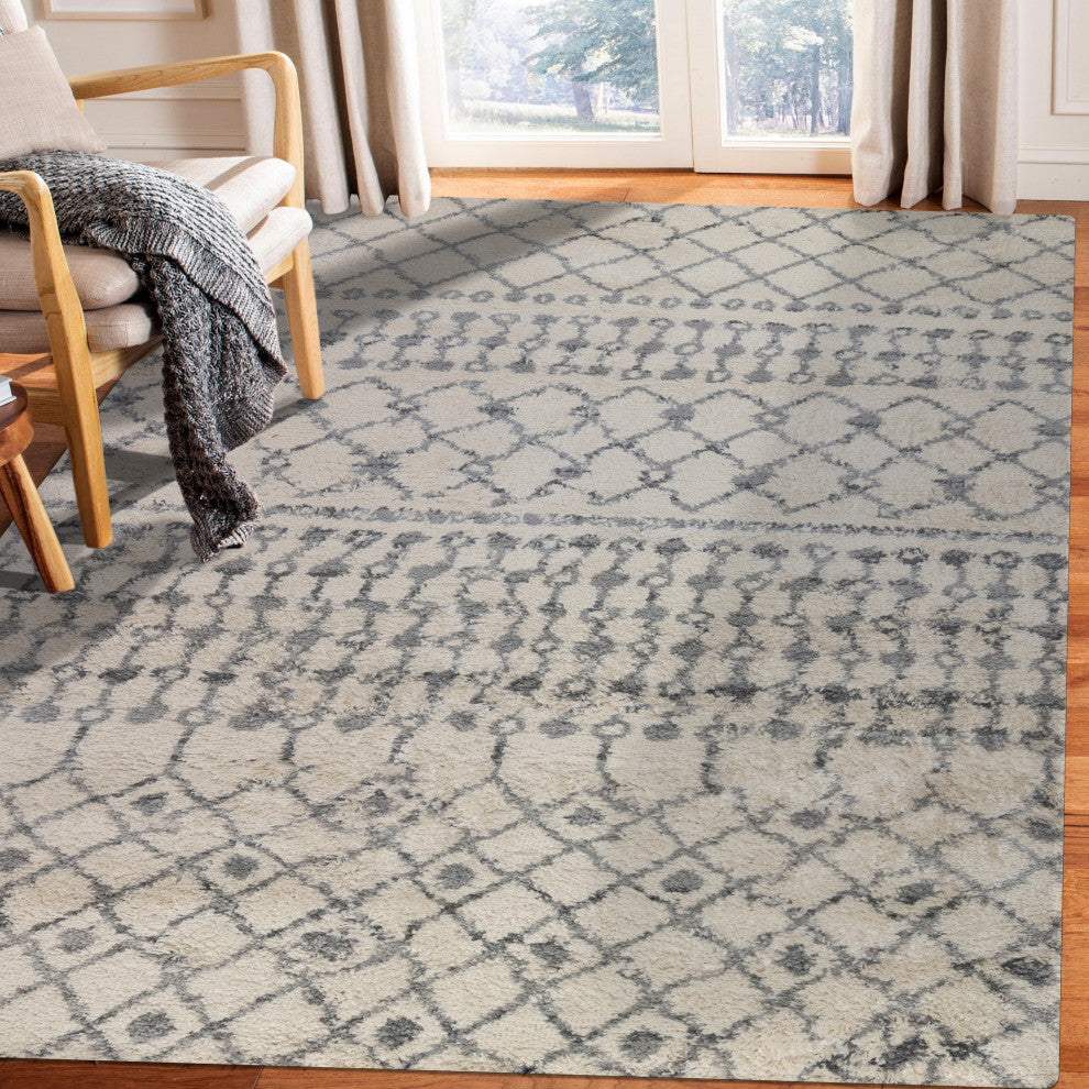 Aspen Arra Shag Polypropylene Area Rug, 5'x7'6"