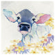 "Bessie with Flowers" Digital Paper Print by Avery Tillmon, 42"x42"