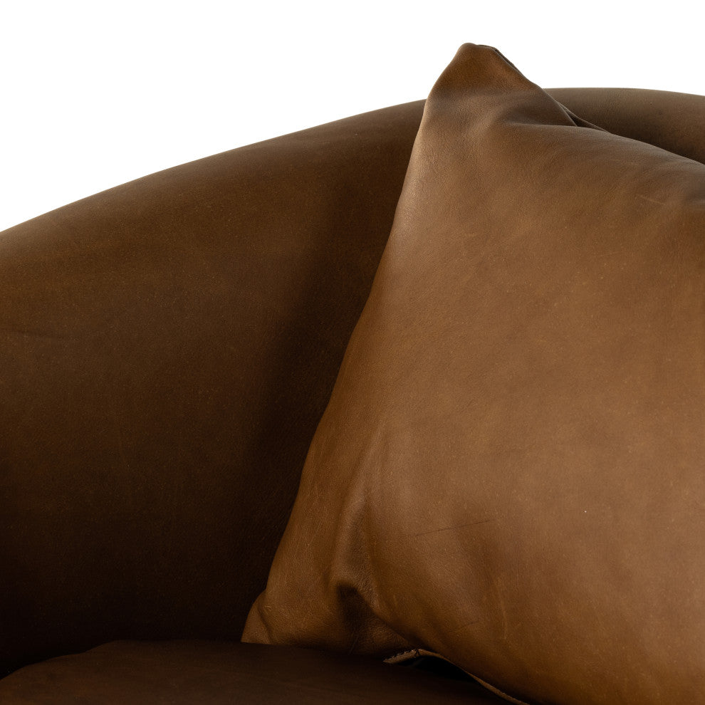 Topanga Swivel Chair-Antique Sienna
