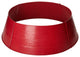 Christmas Red Hammered Metal Tree Collar, 40.5"D