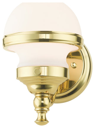 Polished Brass Modern Sconce