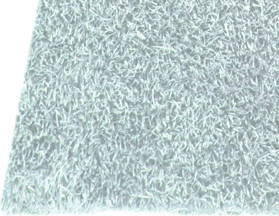 Hand Woven Aqua Shag Area Rug, 7''10"x9''10"