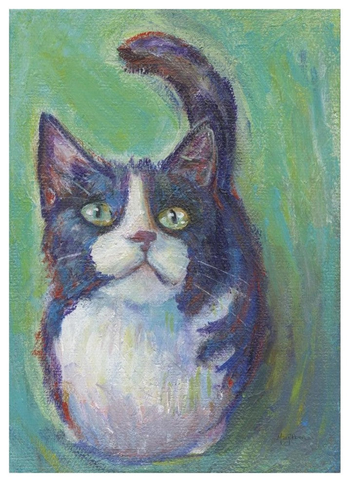 "Cookie Bean Green" Digital Paper Print by Mary Urban, 28"x38"