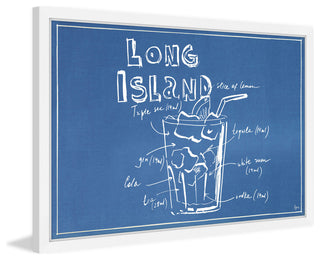 "Long Island Patented" Framed Painting Print, 30"x20"