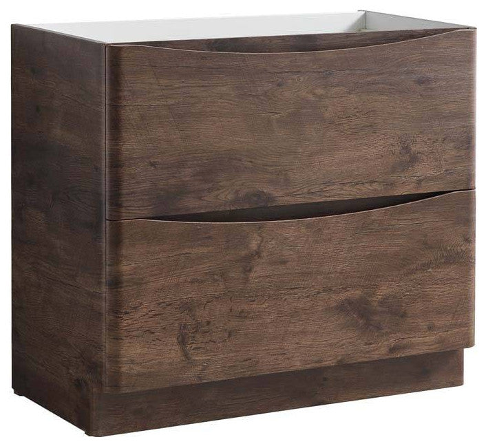 Fresca FCB9136RW Tuscany 36" Rosewood Free Standing Modern Bathroom Cabinet