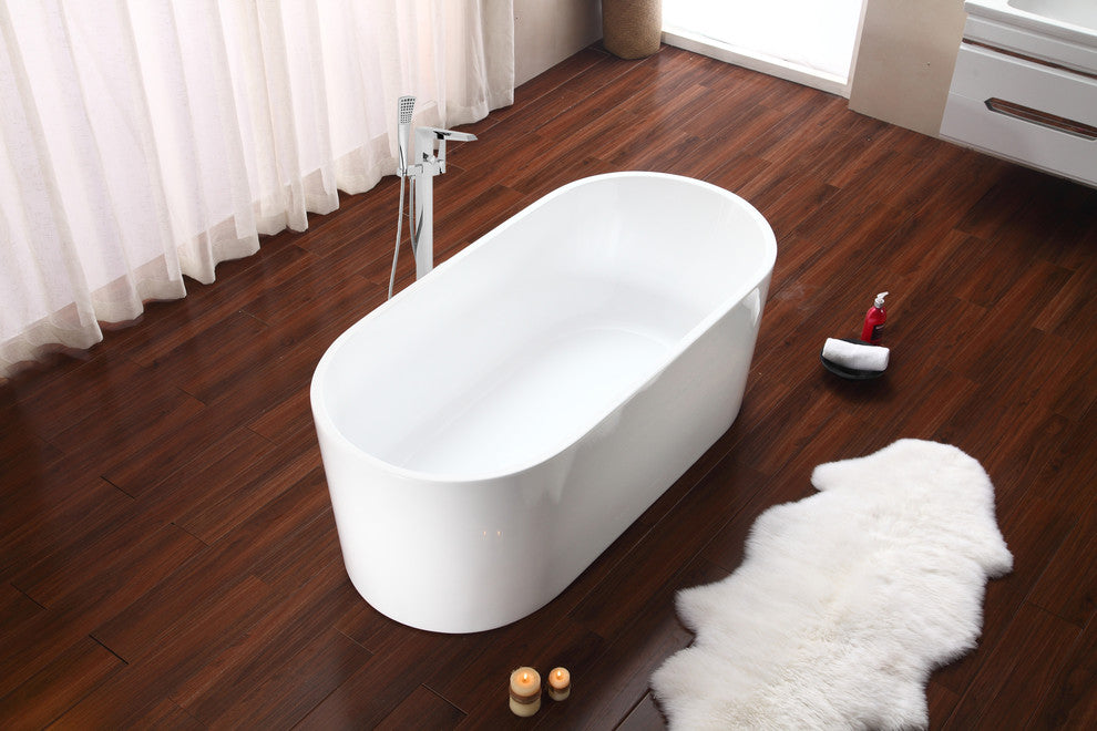 Tub, Faucet and Tray Set Streamline 67" Freestanding MH2000-100