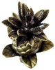 Blooming Pineapple Ceiling Fan Pull, 3"h with 12" Antiqued Brass Chain