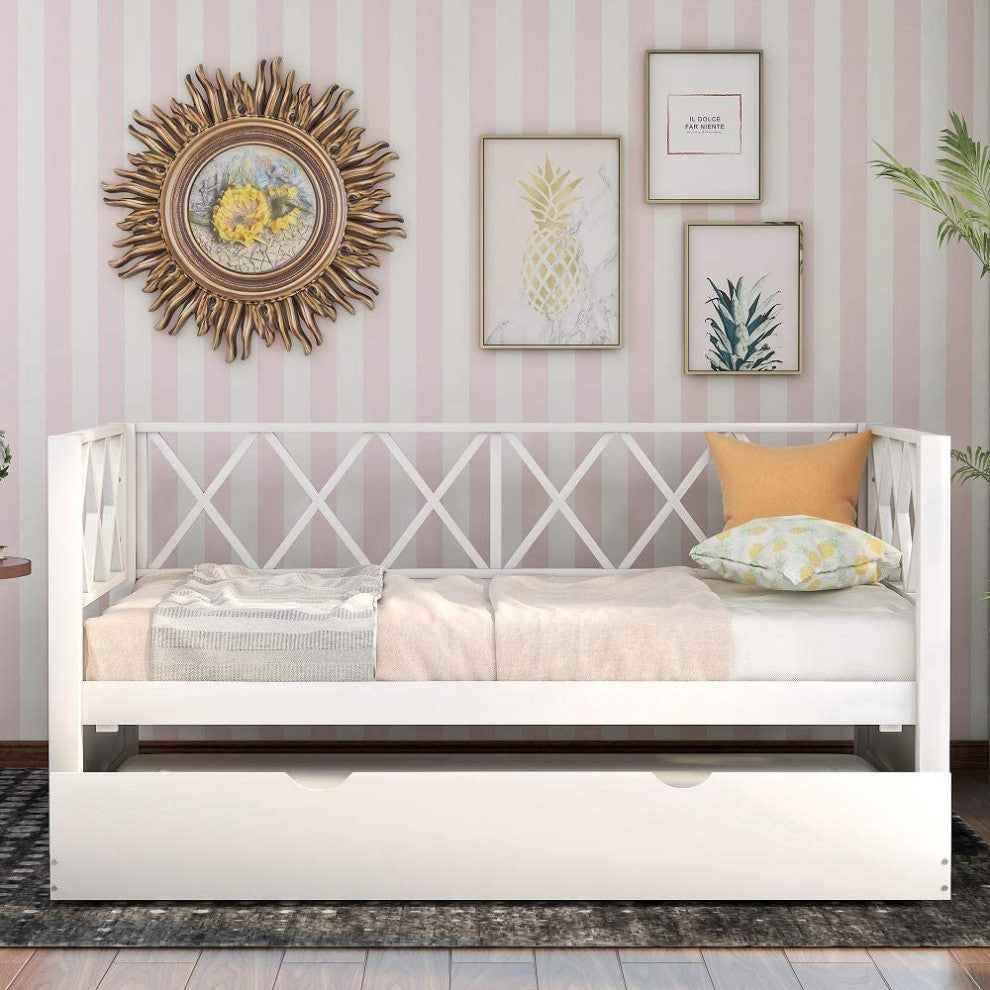 Wood Daybed with a Trundle, Trundle Daybed Twin Size